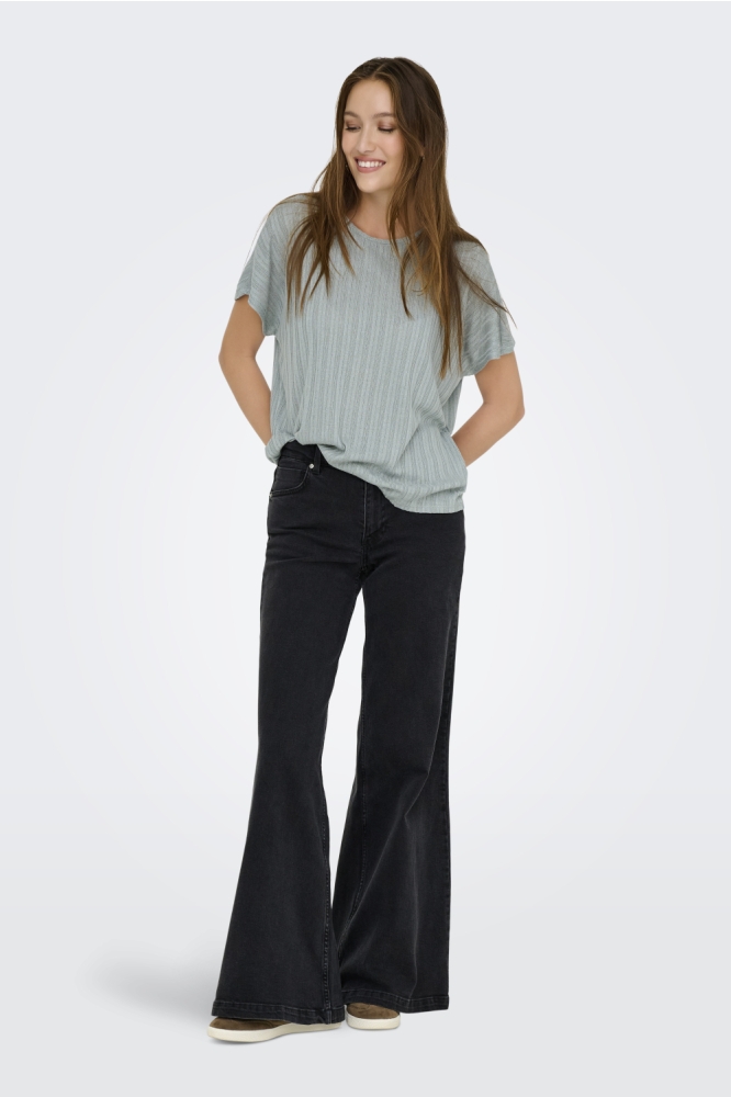 ONLIRINA S/S O-NECK TOP JRS NOOS 15349079 ABYSS